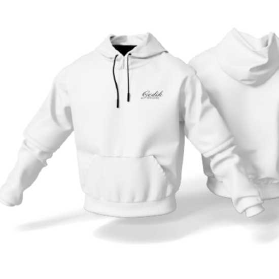 Gedik Beyaz Hoodie