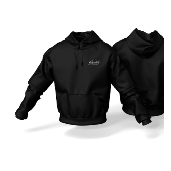 Gedik Siyah Hoodie